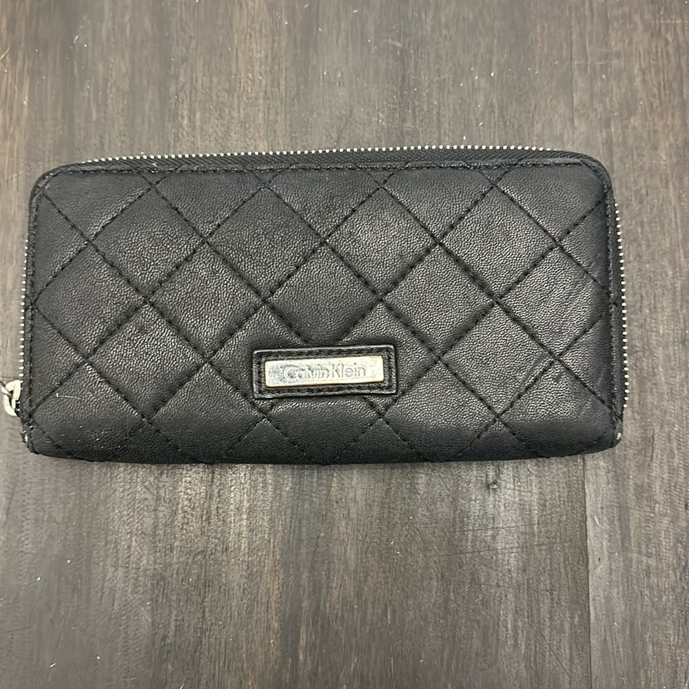 Calvin Klein Black Quilted Wallet